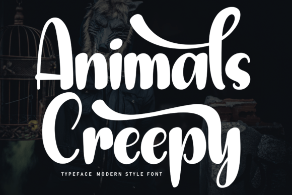 Animals Creepy: A Creative Handwritten Display Font for Engaging Campaigns