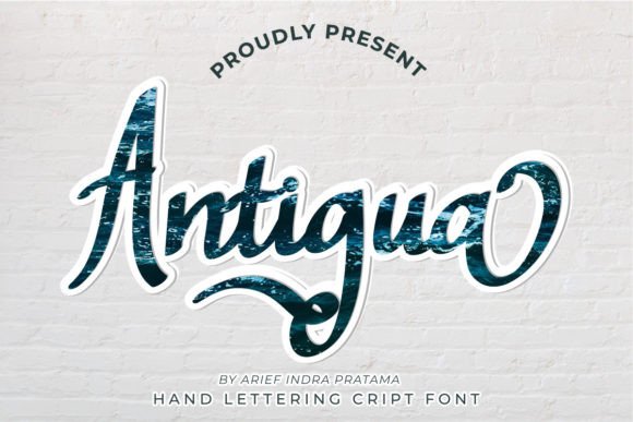 Antigua: A Stylish Script Font for Modern Brand Identity