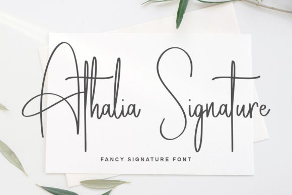 Athalia Signature: The Premium Typeface for Modern Web Design