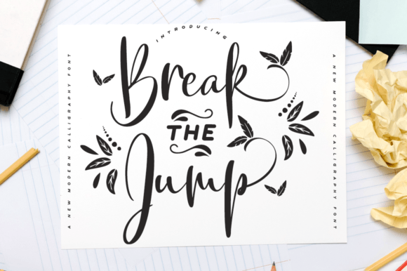 Break the Jump: The Handwritten Font That Elevates Small Business Branding