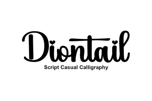 Diontail: A Handwritten Typeface for Modern Editorial Design