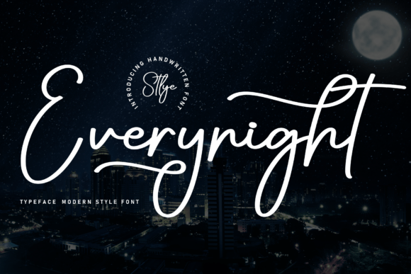 Everynight: A Handwritten Typeface for Editorial Design
