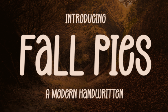 Fall Pies: The Nostalgic Typeface for Seasonal Campaigns