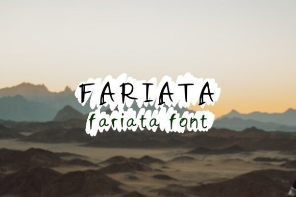Fariata: The Handwritten Typeface for Playful Digital Experiences