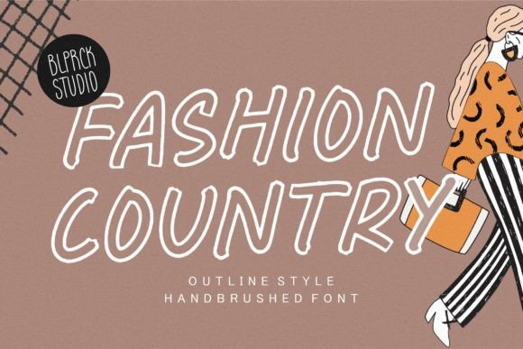 Fashion Country: The Handbrushed Typeface for Scroll-Stopping Campaigns