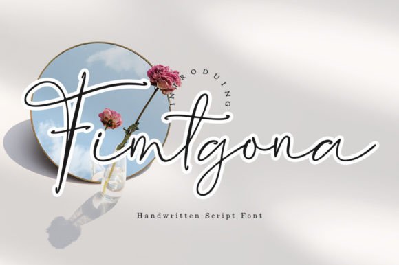 Fimtgona: A Handwritten Script for Modern Editorial Design