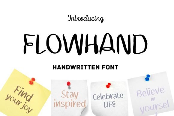 Flowhand: The Premium Handwritten Typeface for Authentic Campaigns