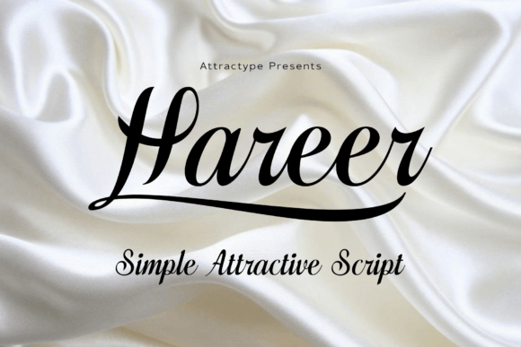Hareer: A Script Typeface for Modern Web Design