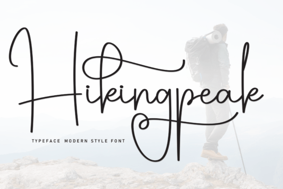 Hikingpeak: A Handwritten Typeface for Timeless Editorial Design
