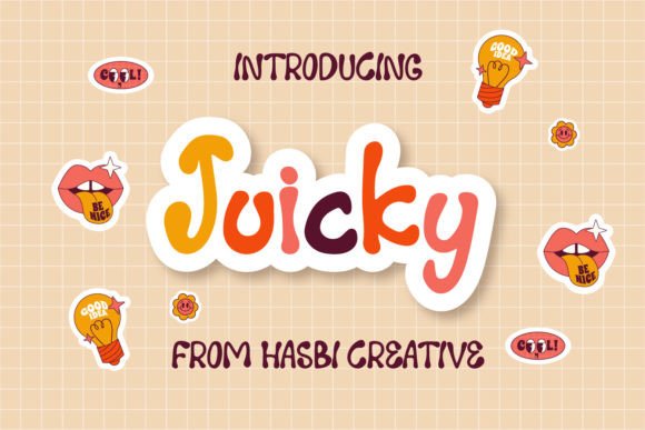 Juicky: The Playful Typeface That Elevates Your Campaign Visuals