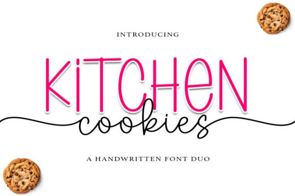 Kitchen Cookies Duo: The Premium Script Font for Scroll-Stopping Marketing