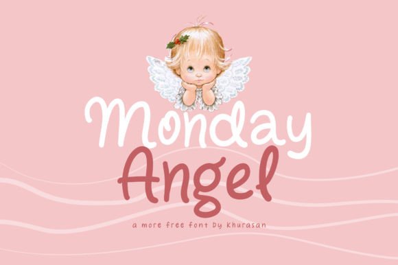 Monday Angel: A Modern Cute Typeface for Creative Branding