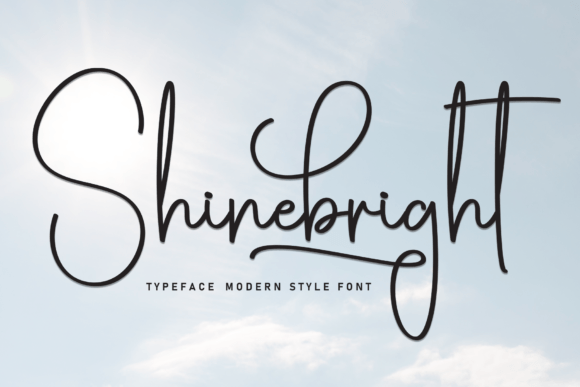 Shinebright: The Handwritten Typeface for Modern Web Design