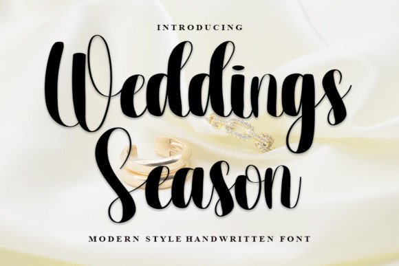 Weddings Season: The Premium Script Font for Modern Campaigns